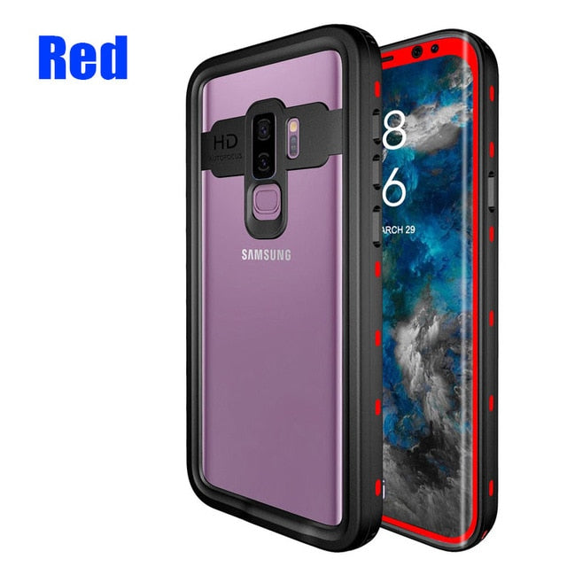For Samsung Galaxy Note 9 Case RedPepper Dot Series IP68 Waterproof Diving Underwater PC + TPU Armor Cover S901